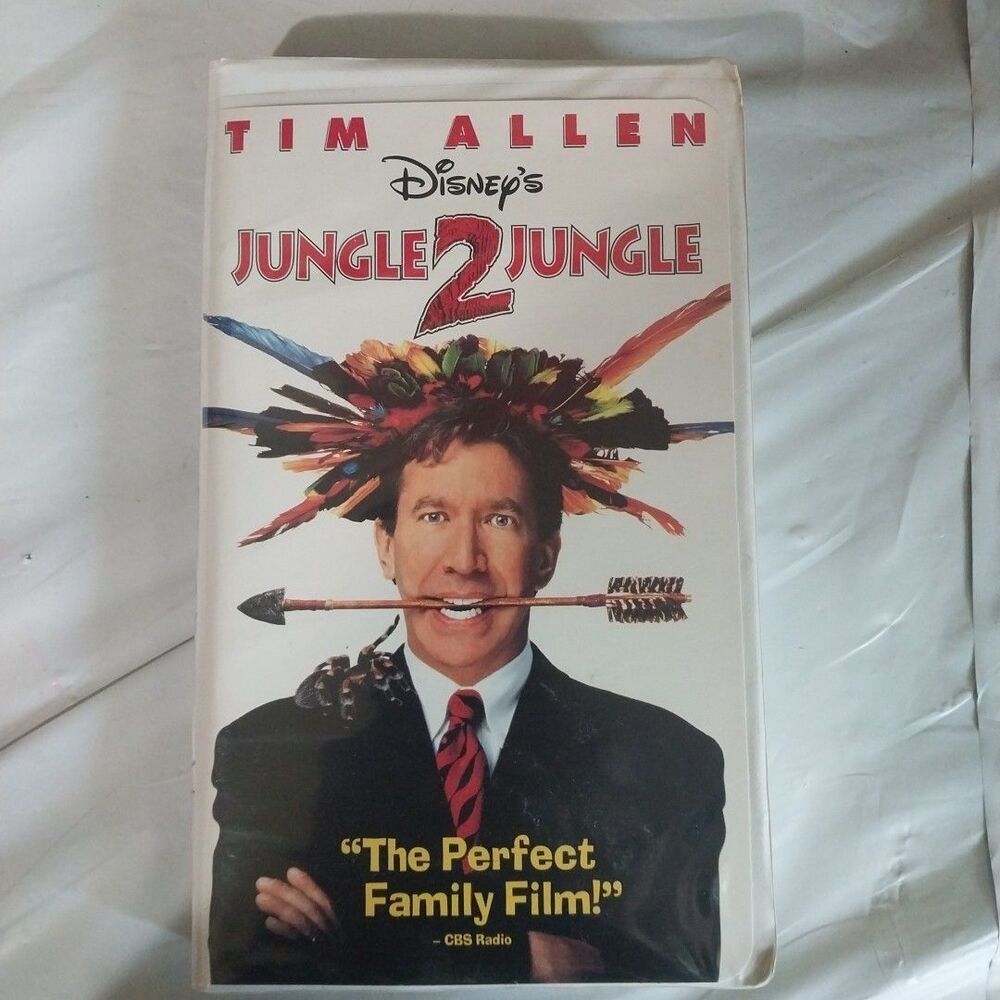 VHS Tim Allen Jungle 2 Jungle The Perfect Family Film Walt Disney